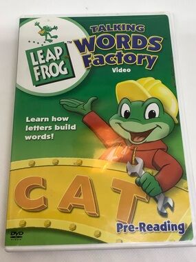 LeapFrog Talking Words Factory DVD Pre Reading Learn how Letters Build Words